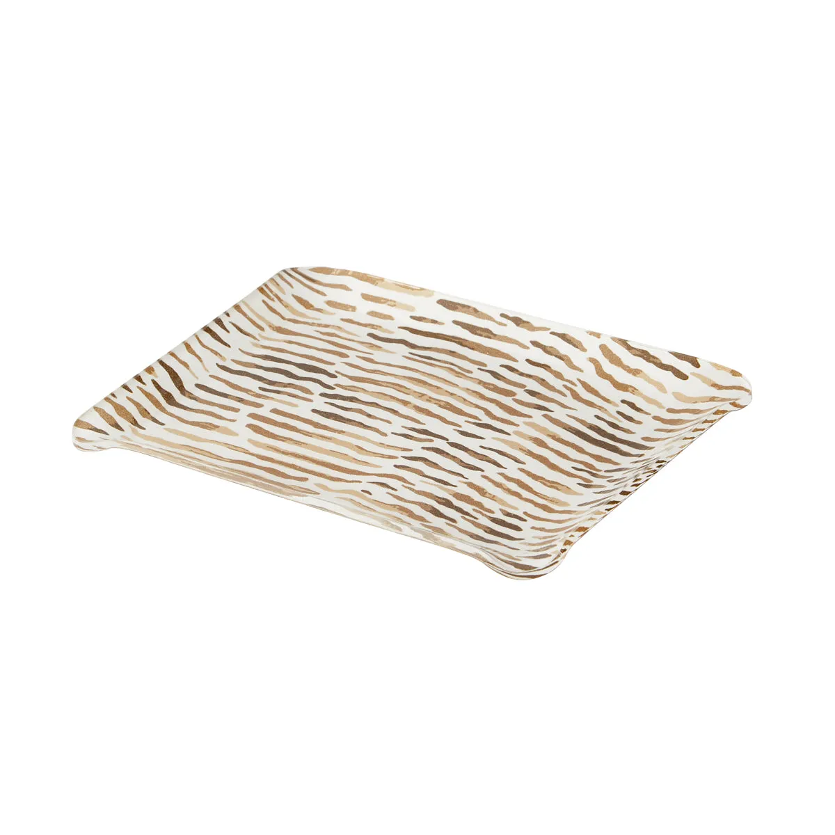 Fabric Tray Small Arles Chocolate