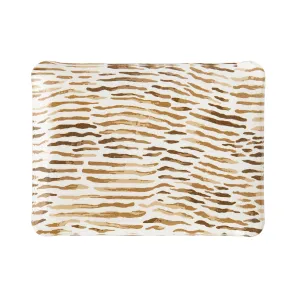 Fabric Tray Small Arles Chocolate
