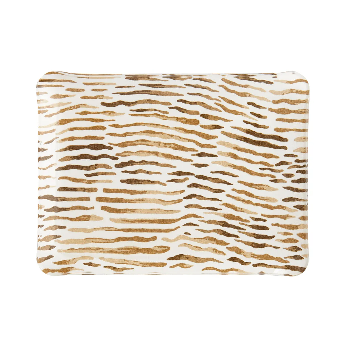 Fabric Tray Small Arles Chocolate