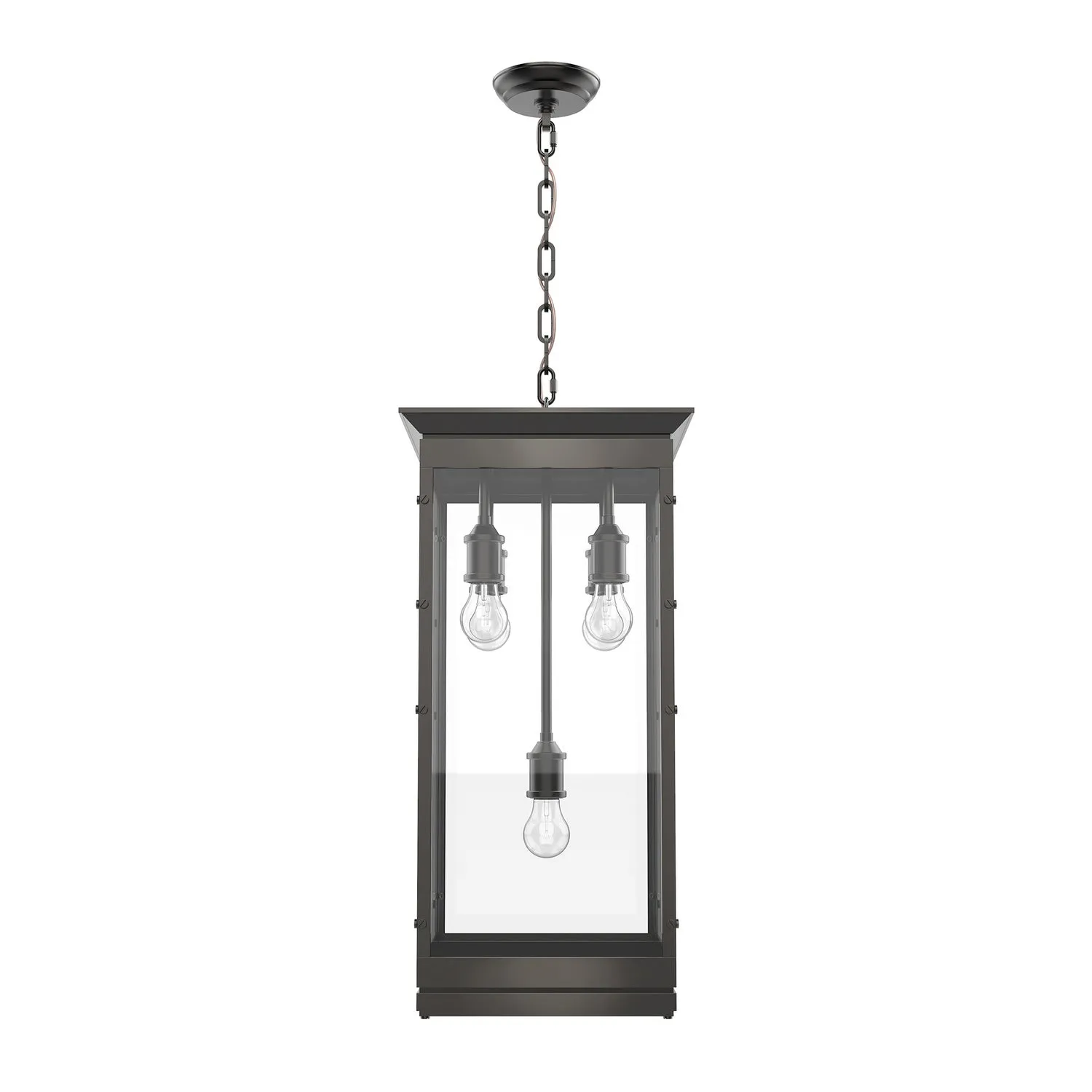 Five Light Pendant from the Douglas Collection in Urban Bronze Finish by Alora