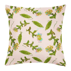Flor Rosa 22x22 Pillow