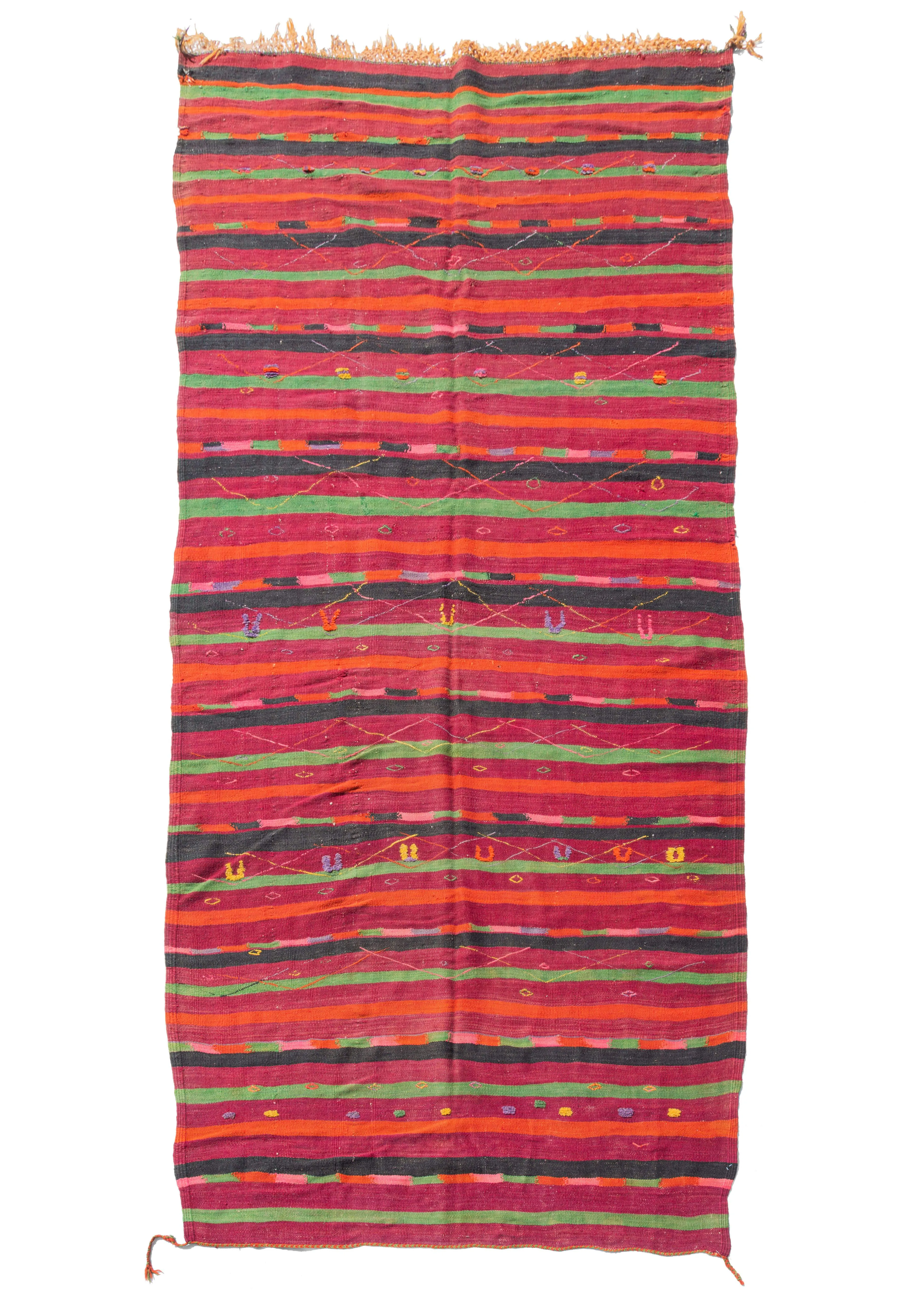 Funky Mid Century Boujad - 5'10 x 13'3