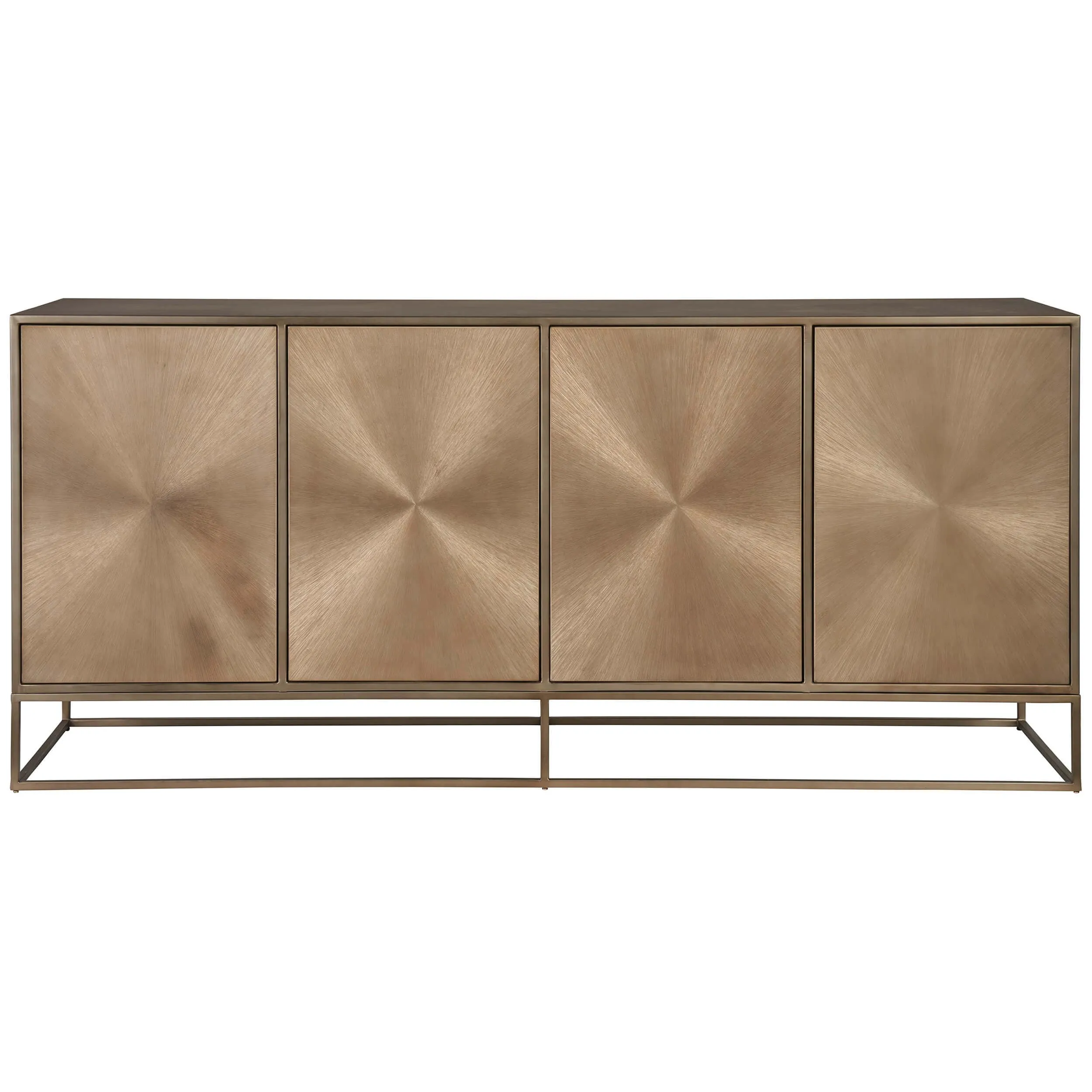 Fusion Credenza, Aged Brass