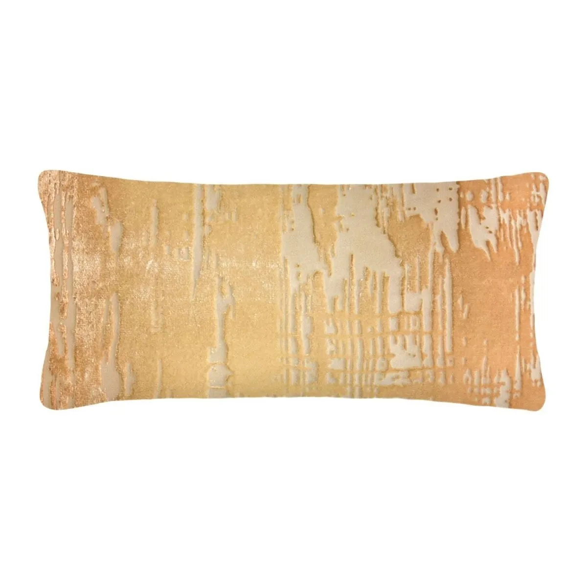 Gold Beige Brushstroke Velvet Pillows