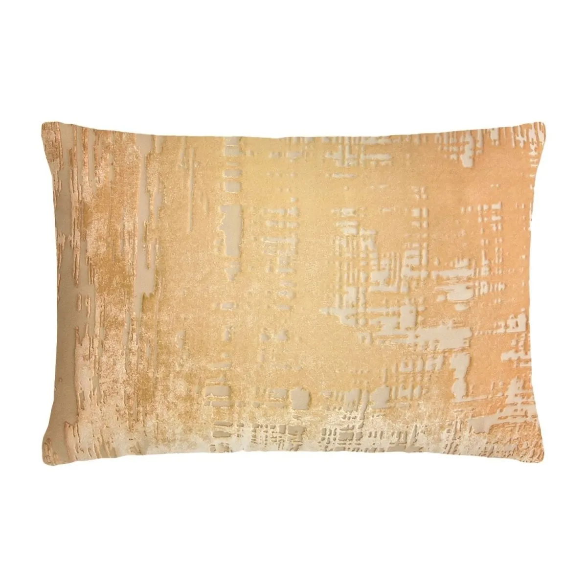 Gold Beige Brushstroke Velvet Pillows
