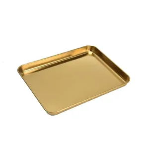 Gold Plated Stainless Steel Tray