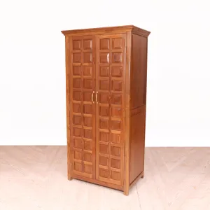 Grid Wooden Cupboard