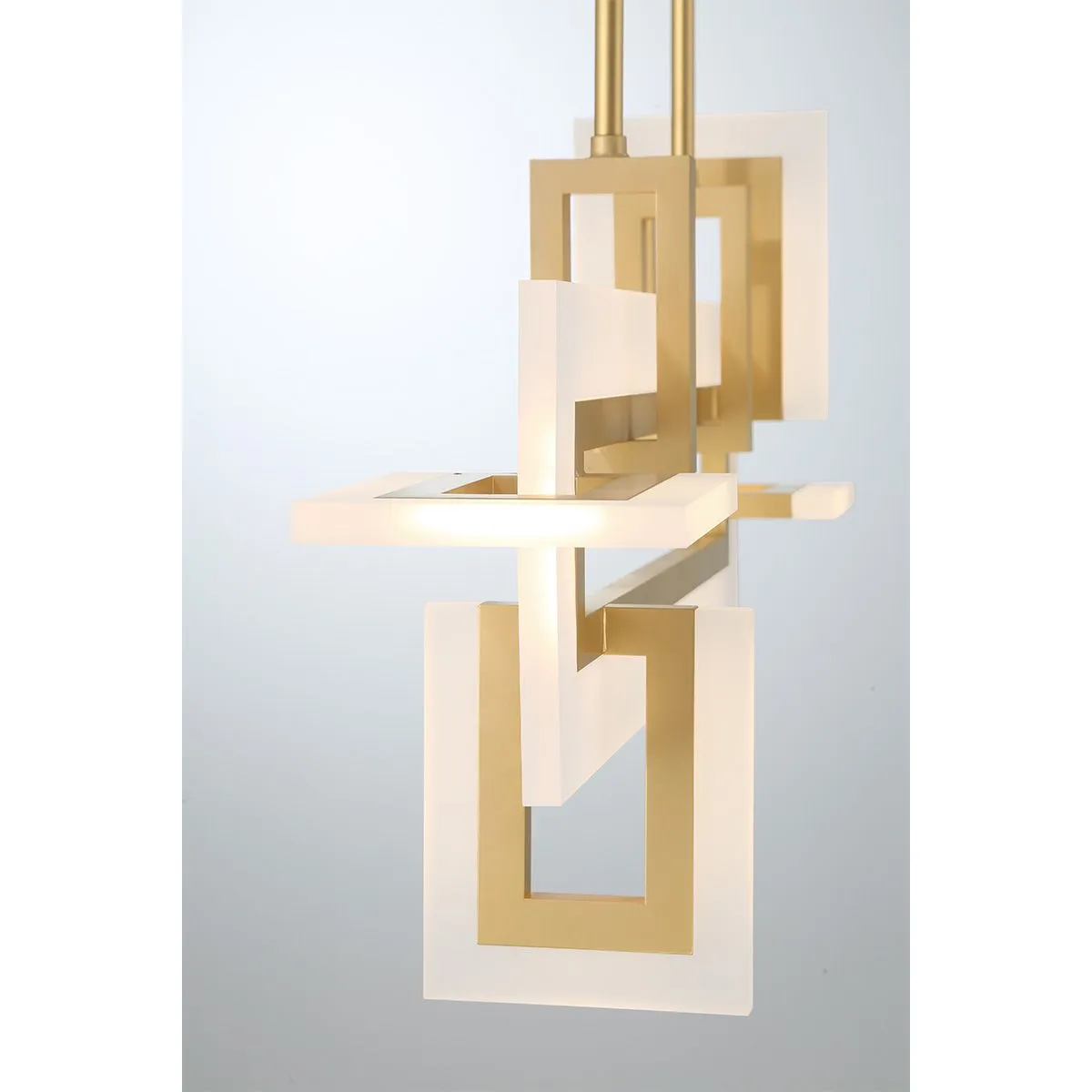 Inizio 33 in. LED Chandelier Gold Finish