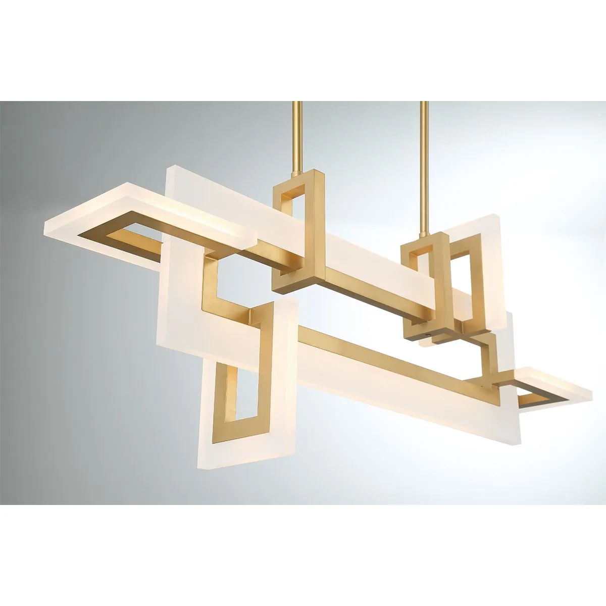 Inizio 33 in. LED Chandelier Gold Finish