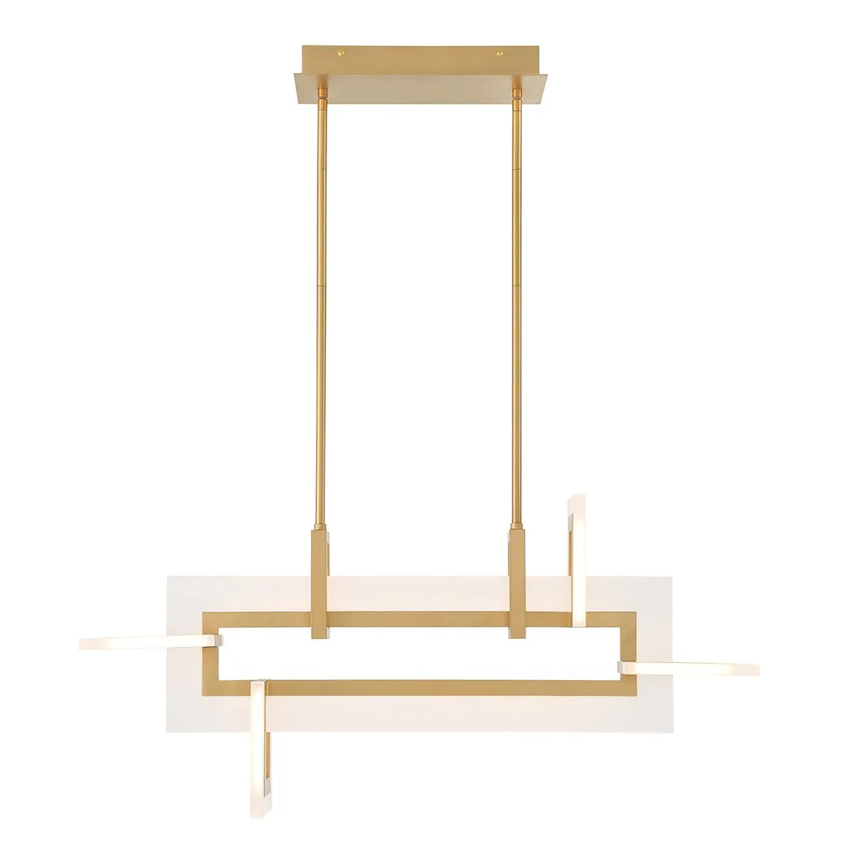 Inizio 33 in. LED Chandelier Gold Finish
