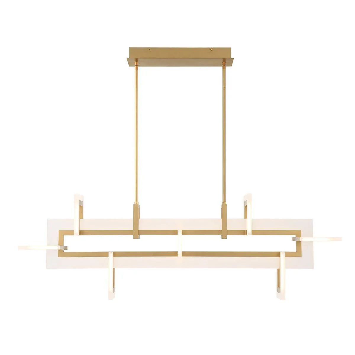 Inizio 48 in. LED Chandelier Gold Finish
