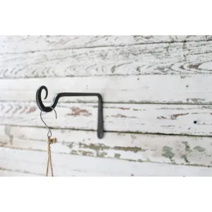 Kalalou - HAND FORGED IRON PLANT HOOK - CYB1116