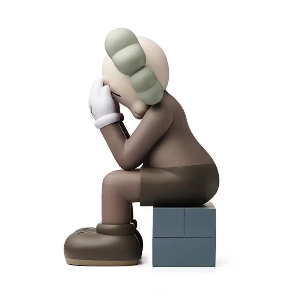 Kaws Passing Through Open Edition Vinyl Figure, Brown