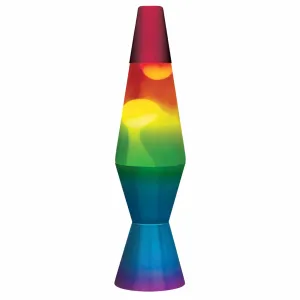 Lava Lamp Rainbow 11.5"