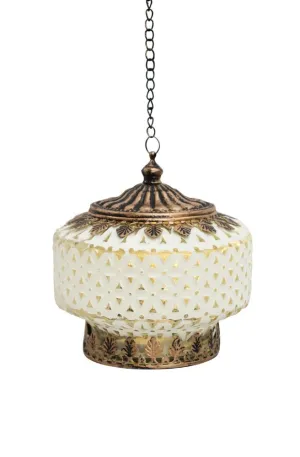 LED Lantern Squat White