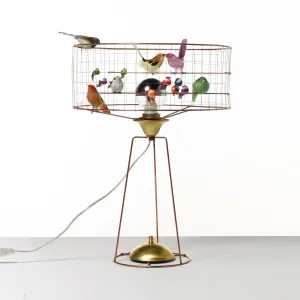 Mathieu Challieres Tambour Volière Small Table Lamp