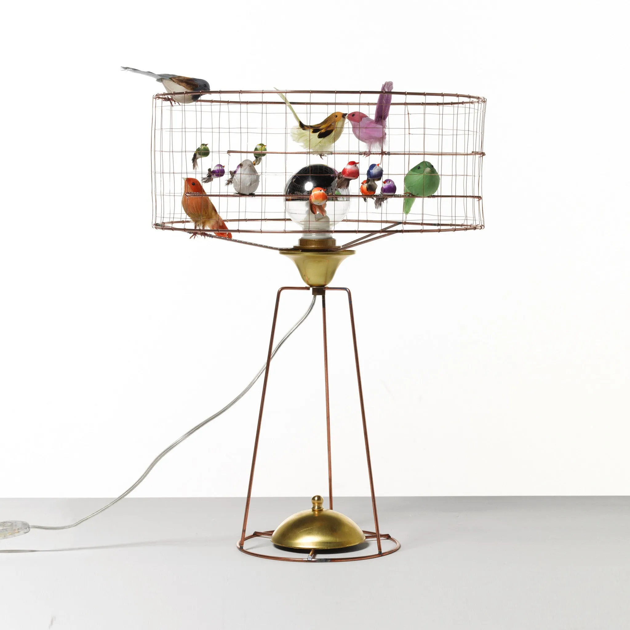 Mathieu Challieres Tambour Volière Small Table Lamp