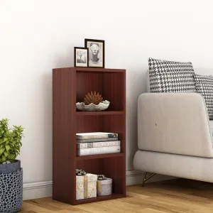 Matrix Bookcase / Home Decor / Storage Shelves / Kids Book Rack (3-Tier, Mahogany)
