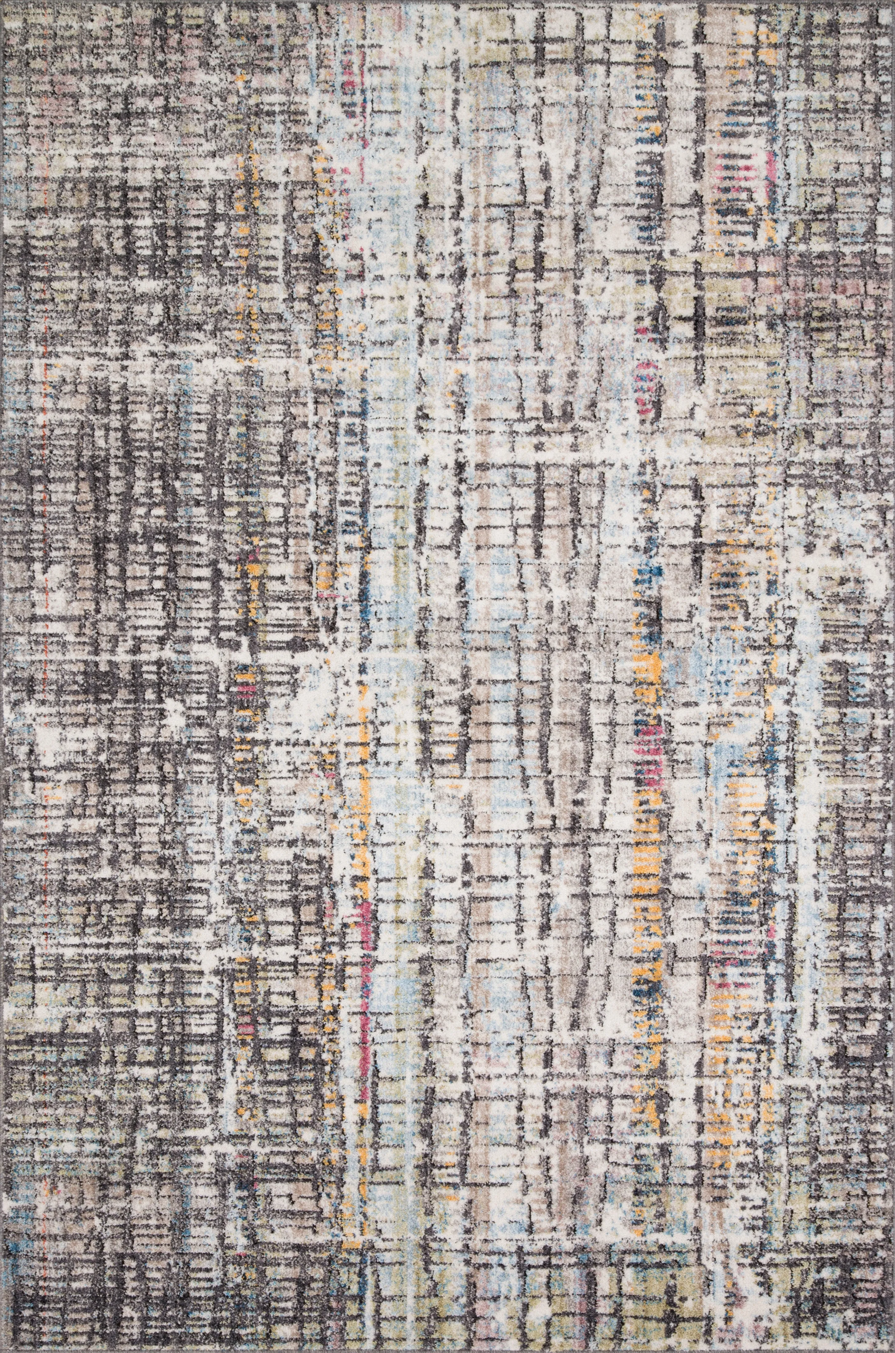 Medusa Rug in Charcoal & Multi