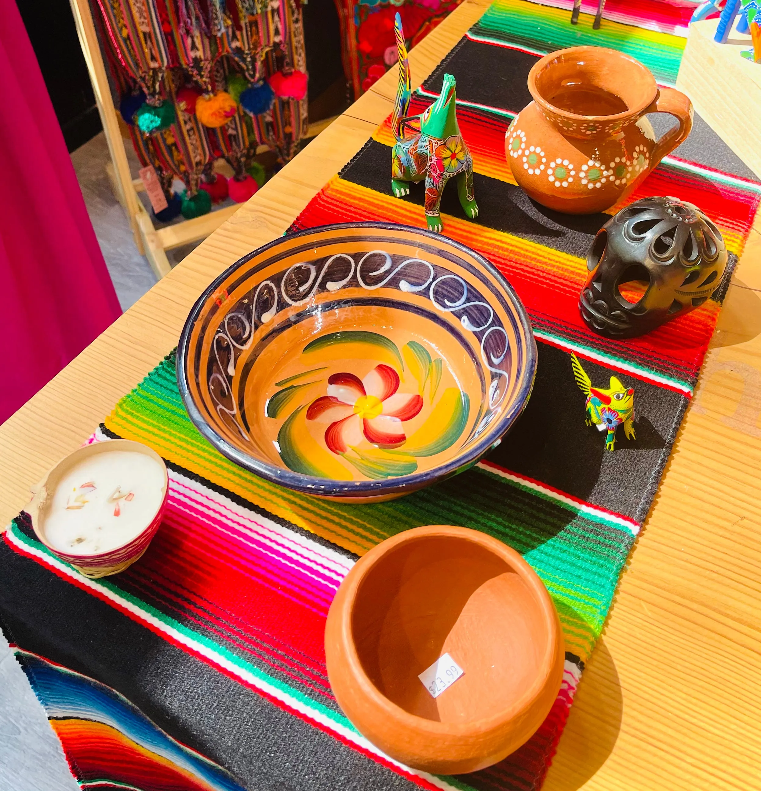 Mexican Sarape Table Runner