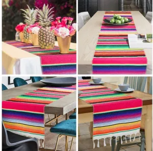 Mexican Serape Table Decor