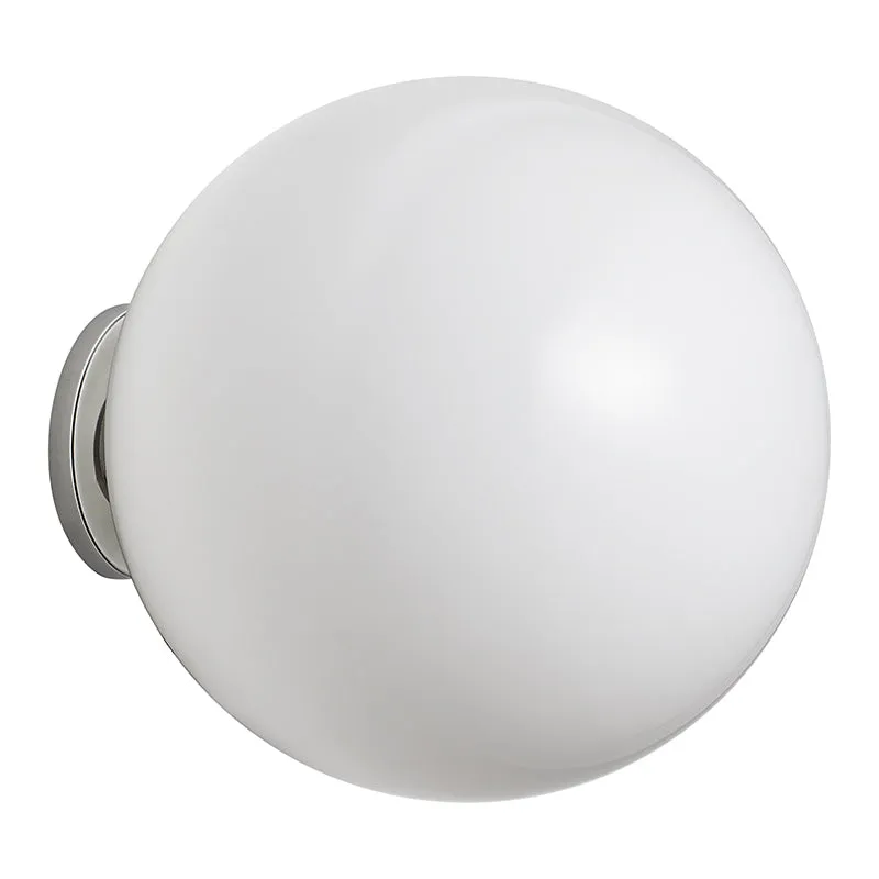 Milk Glass Globe Sconces