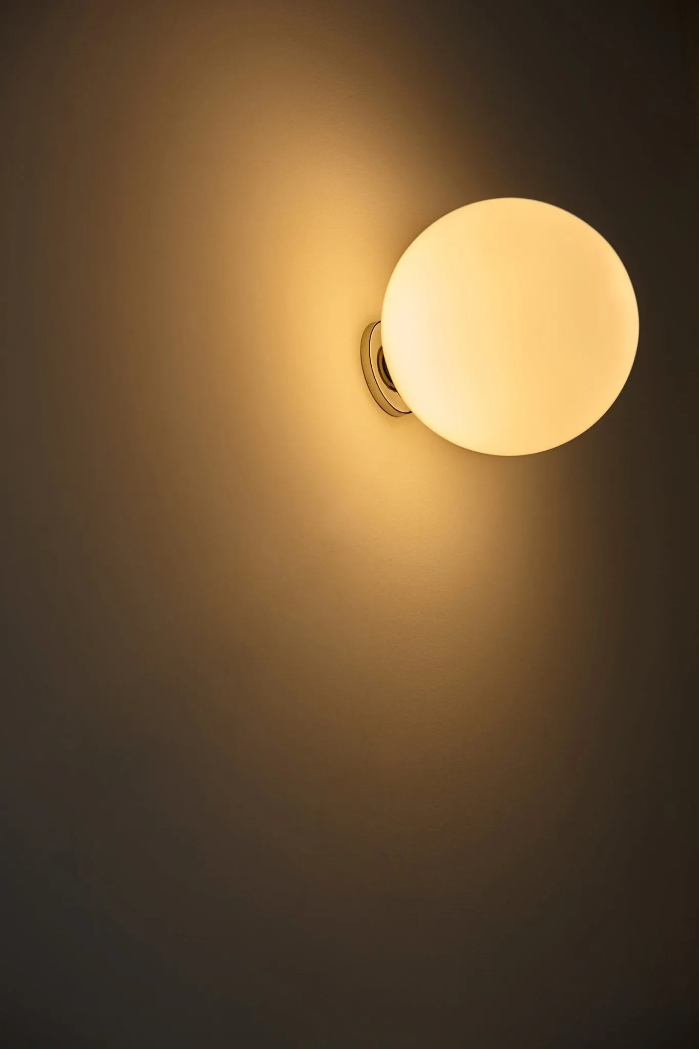 Milk Glass Globe Sconces