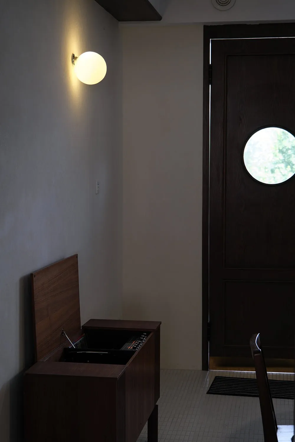 Milk Glass Globe Sconces