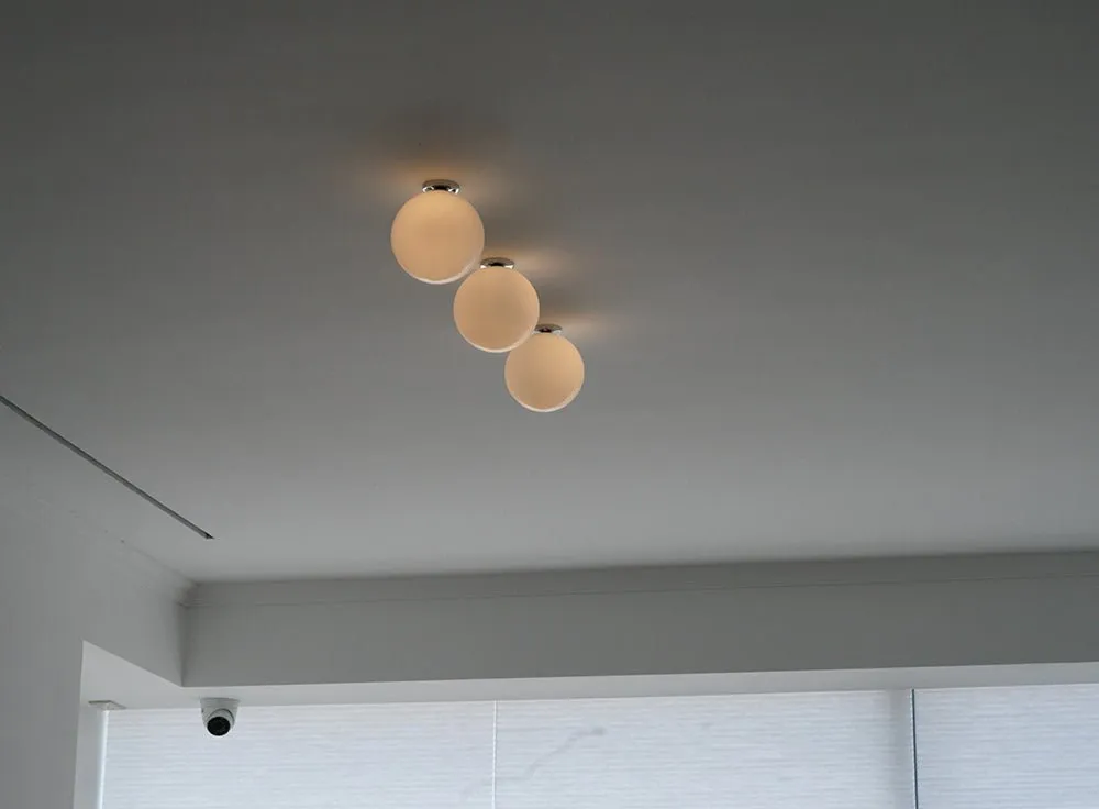 Milk Glass Globe Sconces