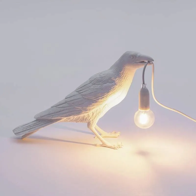 Modern Resin Bird Desk Lamp