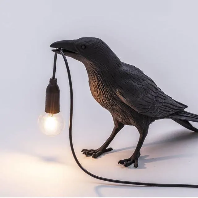 Modern Resin Bird Desk Lamp