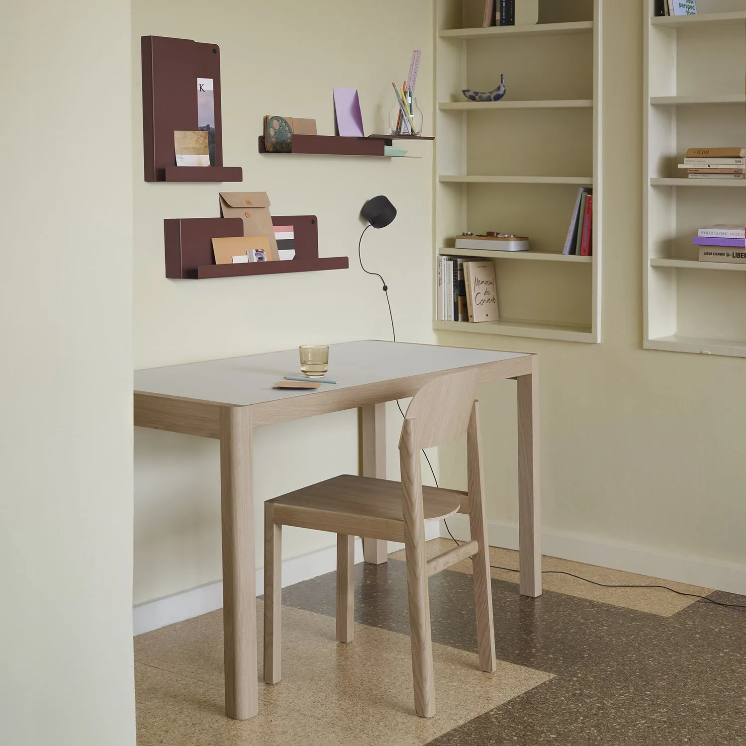 muuto | folded shelves | platform 62cm | black