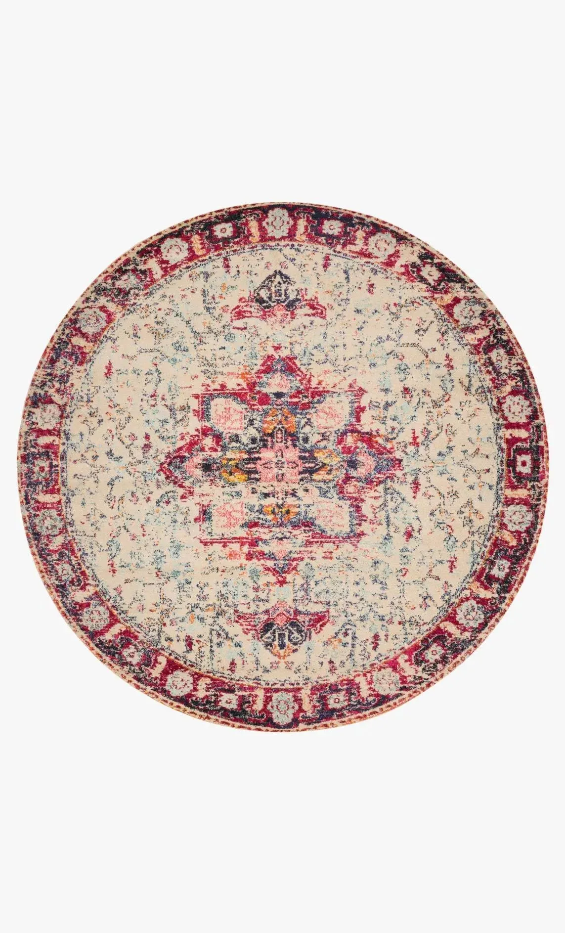Nadia NN-02 Ivory/Fiesta Rug