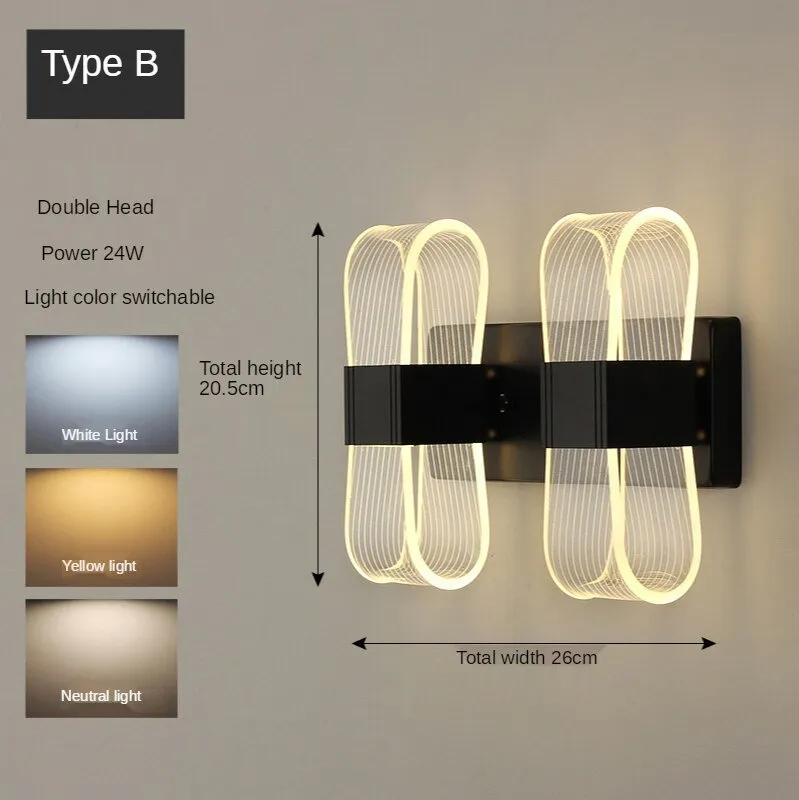 Nordic LED Wall Light for Bathrooms and Dining Rooms