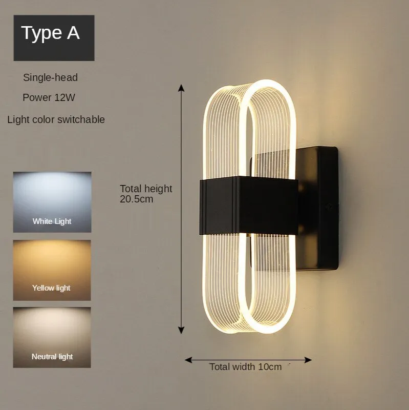 Nordic LED Wall Light for Bathrooms and Dining Rooms
