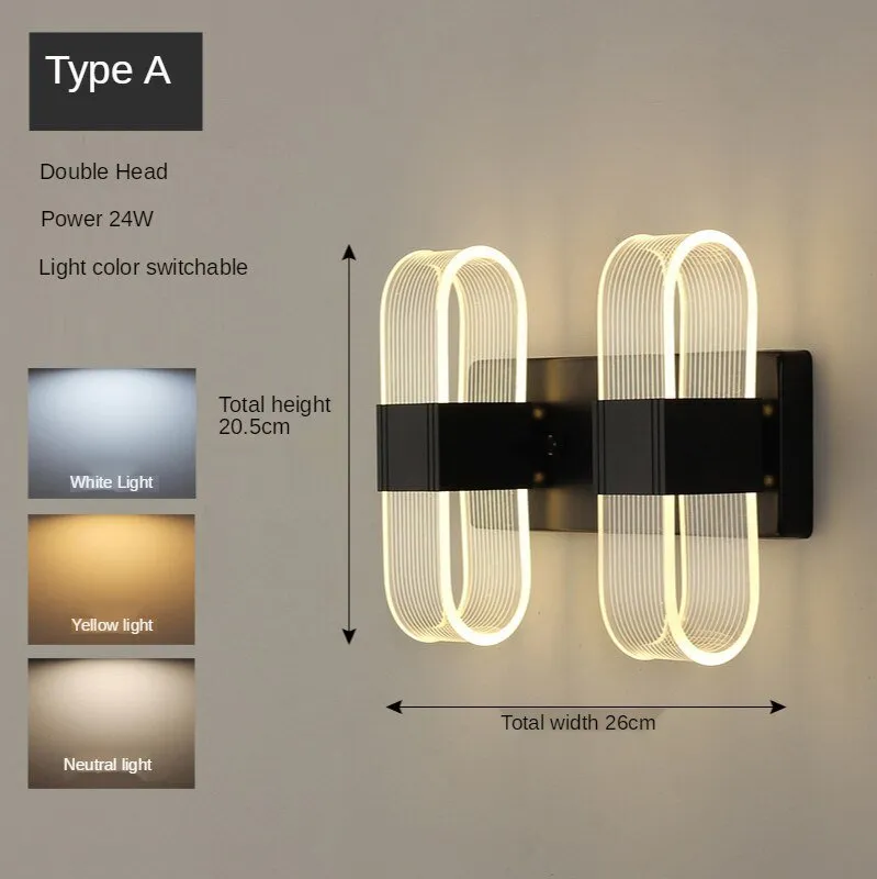 Nordic LED Wall Light for Bathrooms and Dining Rooms