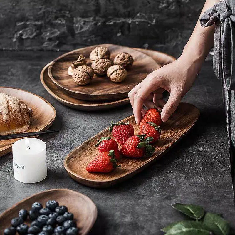 Oxford Black Walnut Serving Trays
