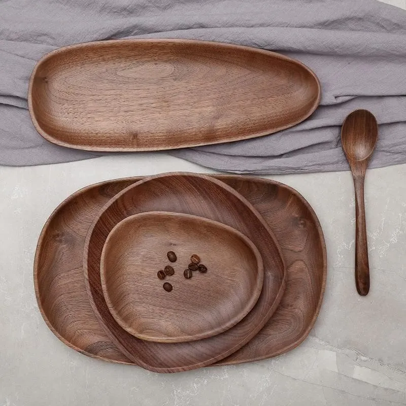Oxford Black Walnut Serving Trays