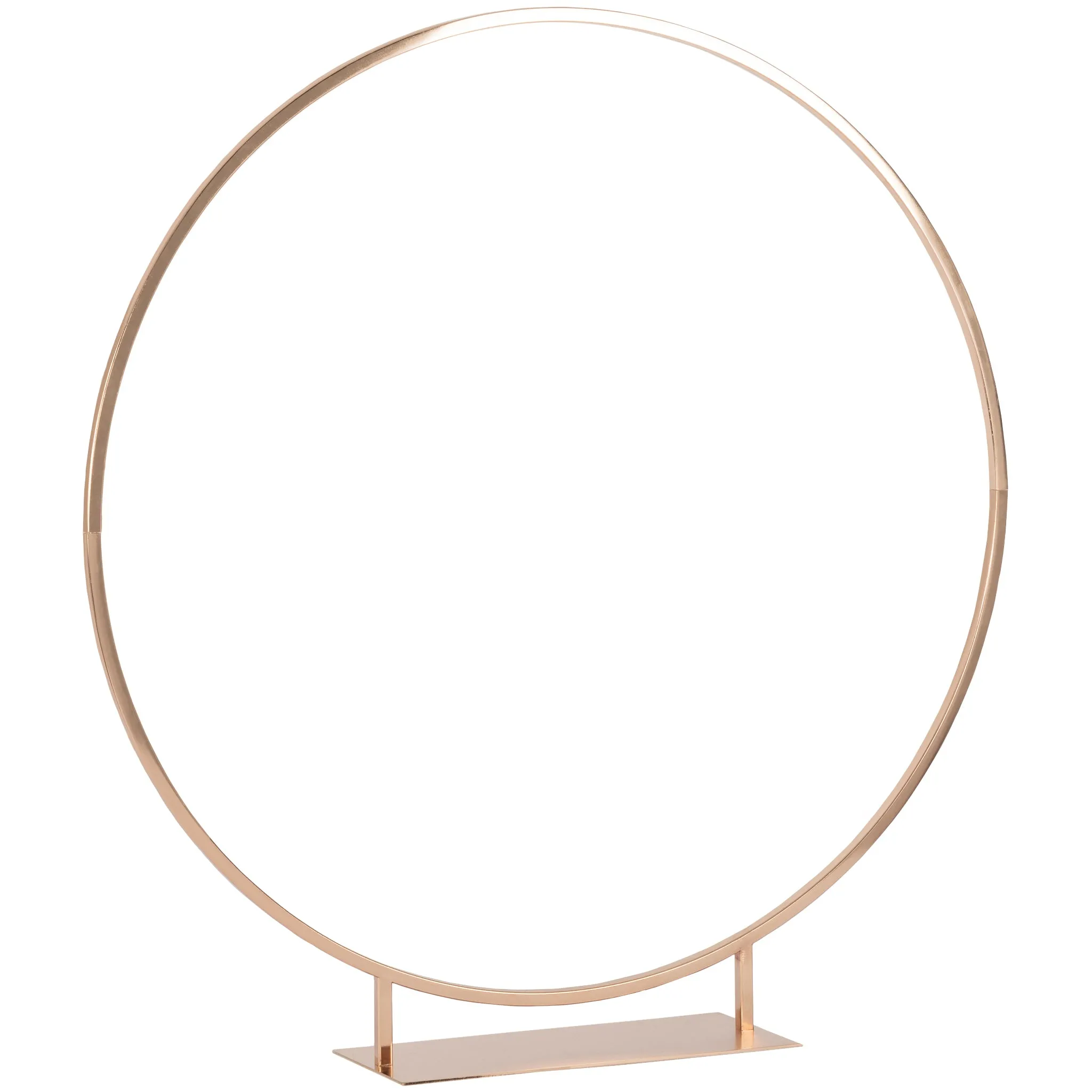 Pack of 2 pcs Metal Round Arch Hoop Tabletop Decor Centerpiece 32" Diameter - Gold