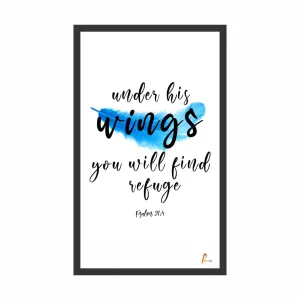 Printality Bible Verse Wall Photo Frames Photo Frame For Wall Christians Photo Frames Size Hanging Fram for Decoration Room, Bedroom, Hall, Living Room(6.5 x 10.5 Inches FRM2212-027)