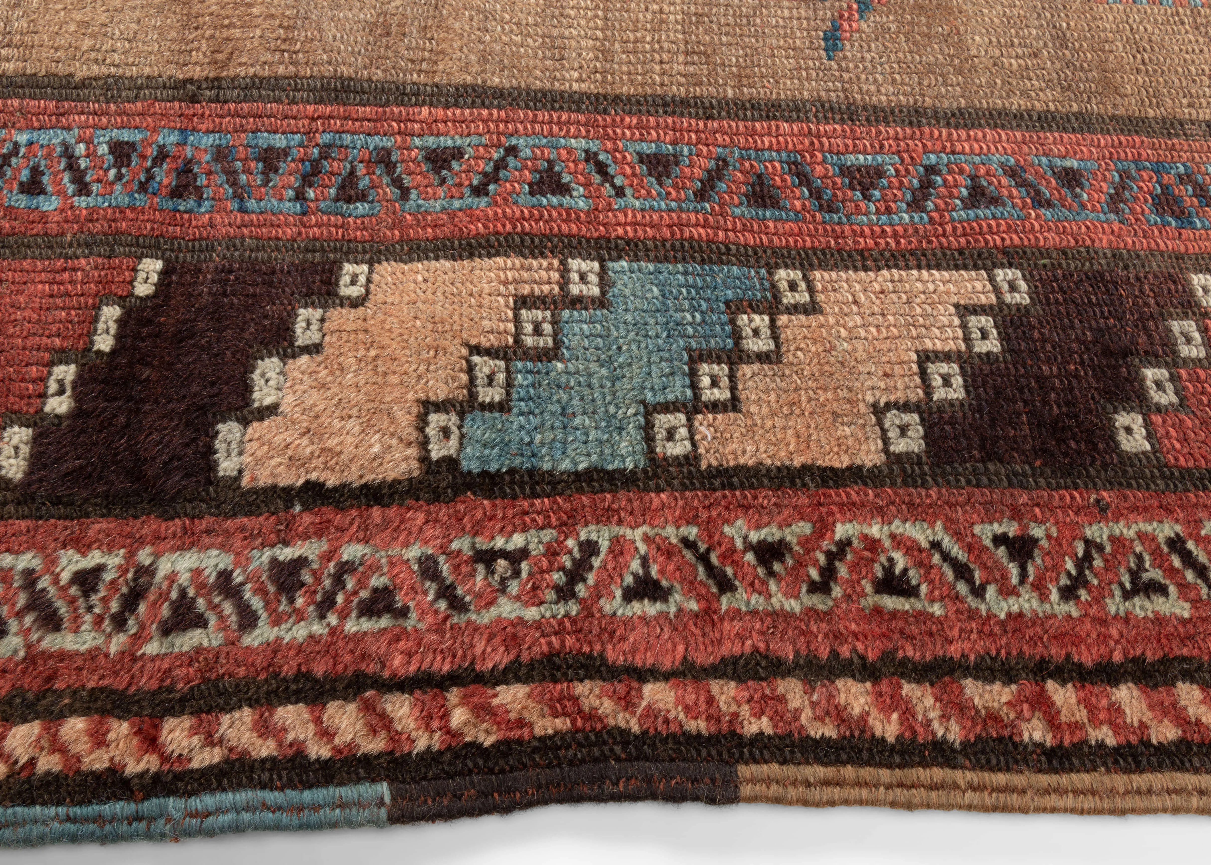 Rare 19th Century Kurdish Runner - 3'8 x 10'5