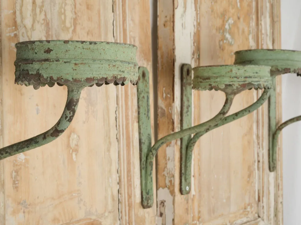 Set of Four early 19th-century wall sconces 12¼"