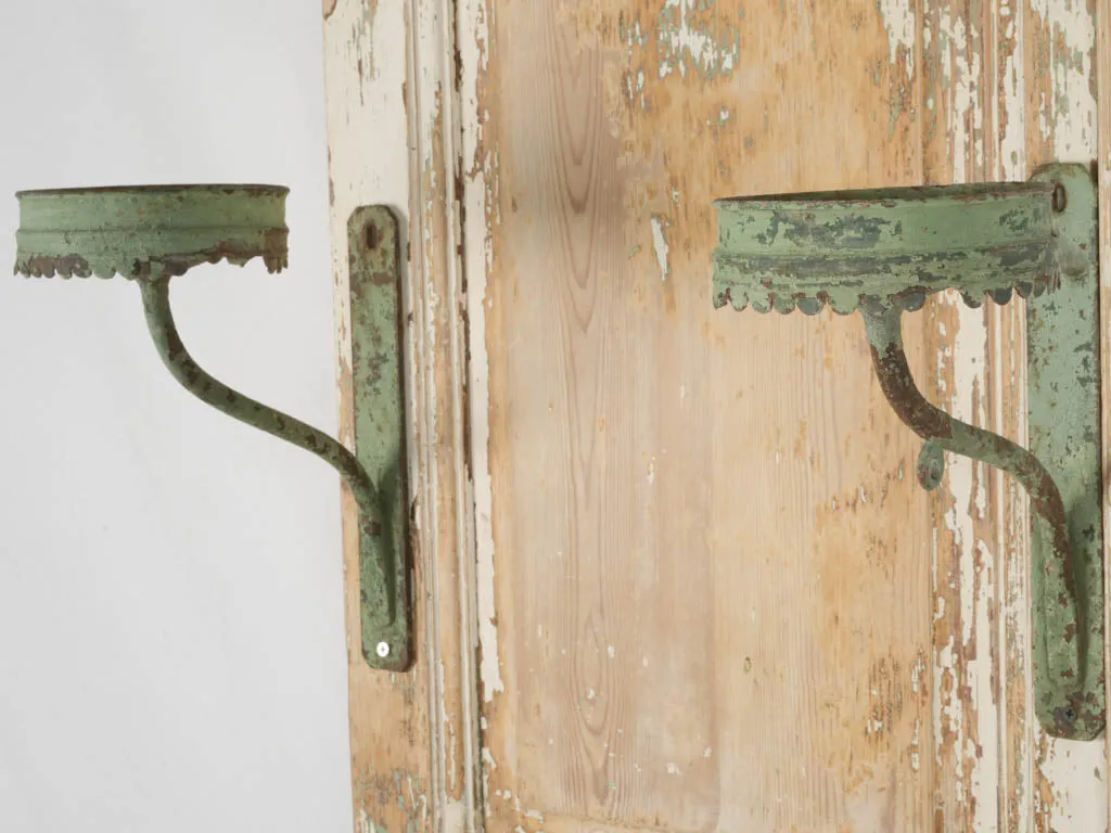Set of Four early 19th-century wall sconces 12¼"