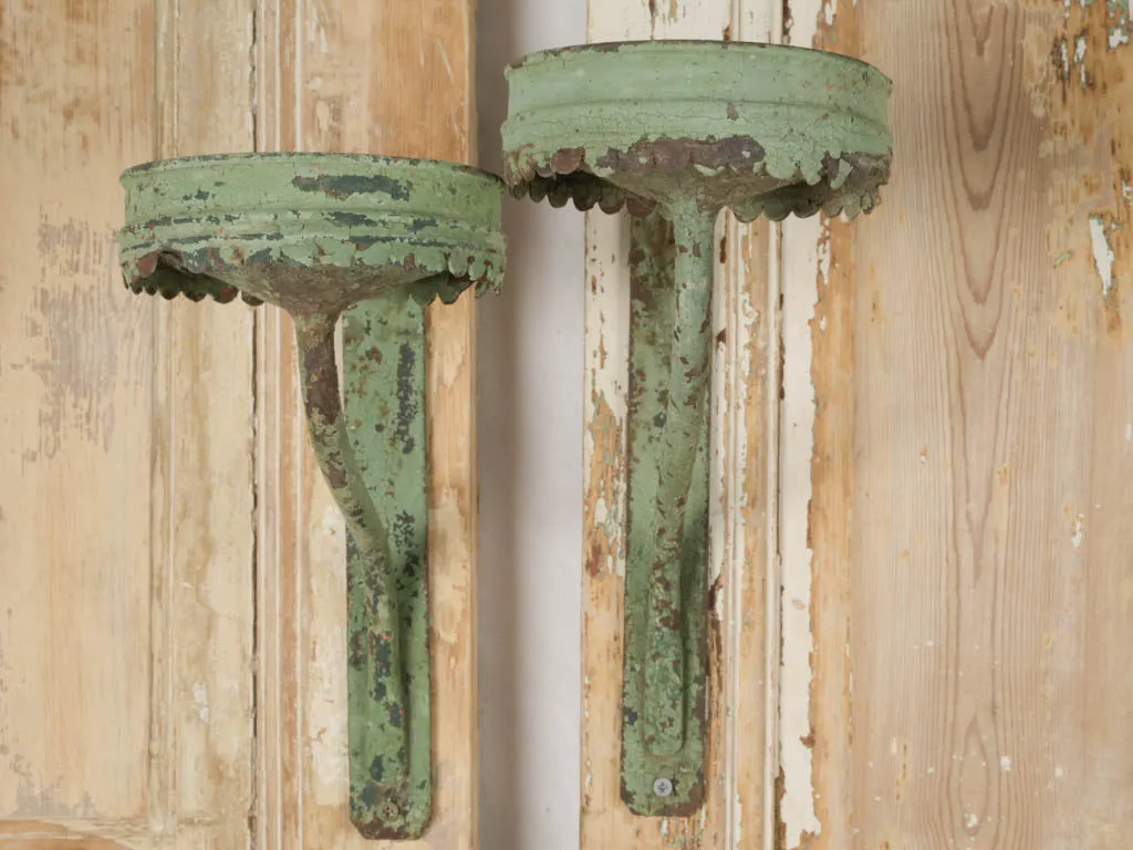 Set of Four early 19th-century wall sconces 12¼"