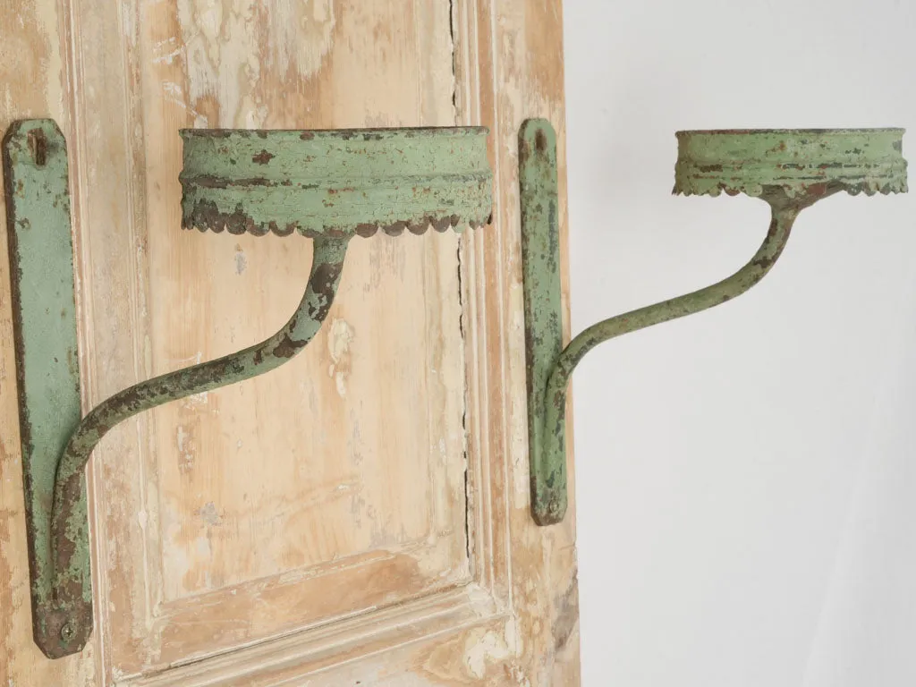 Set of Four early 19th-century wall sconces 12¼"