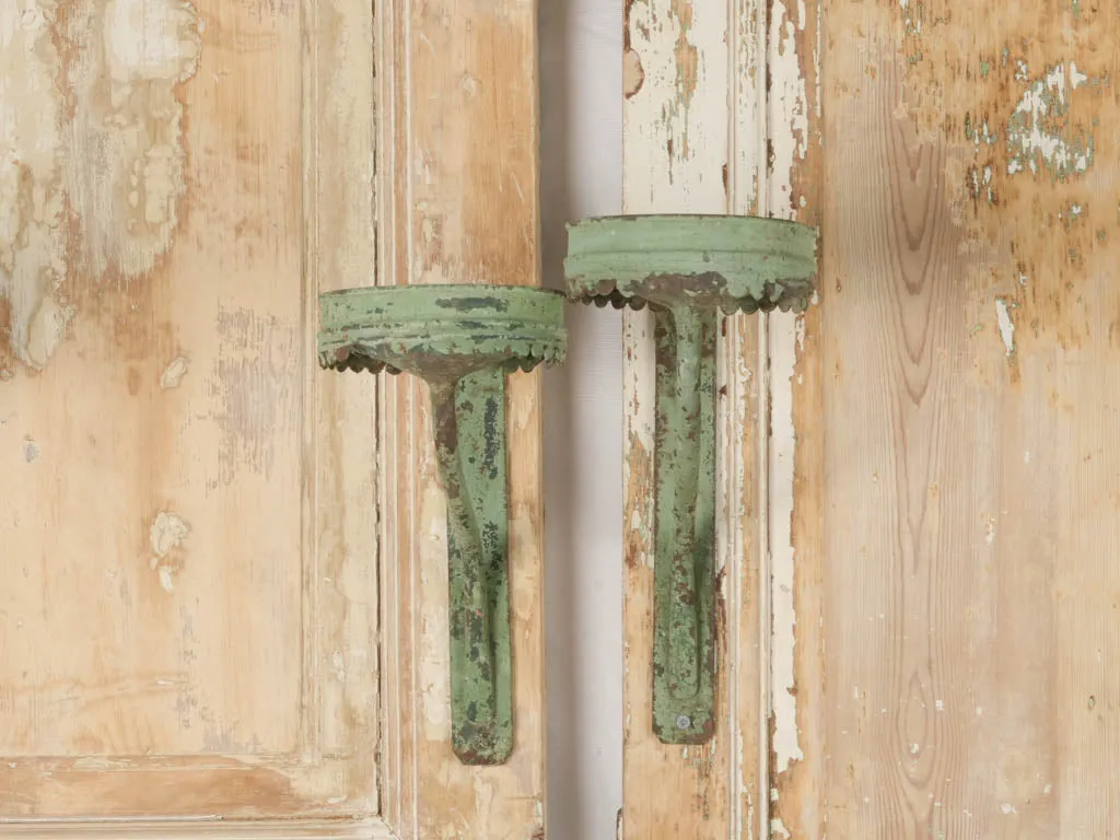 Set of Four early 19th-century wall sconces 12¼"
