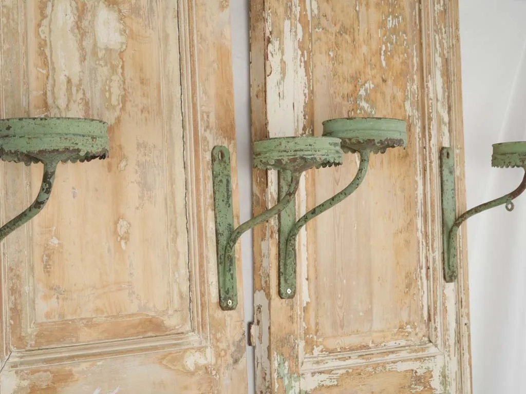 Set of Four early 19th-century wall sconces 12¼"