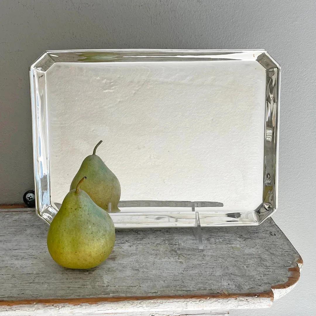 Silver Octagonal Tray, Small