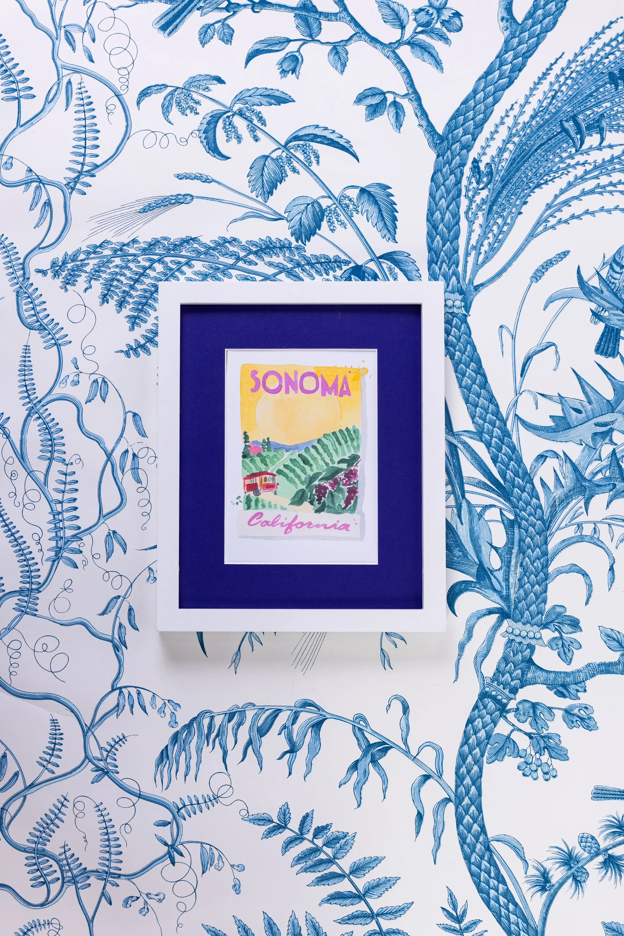 Sonoma Matchbook Illustration Print