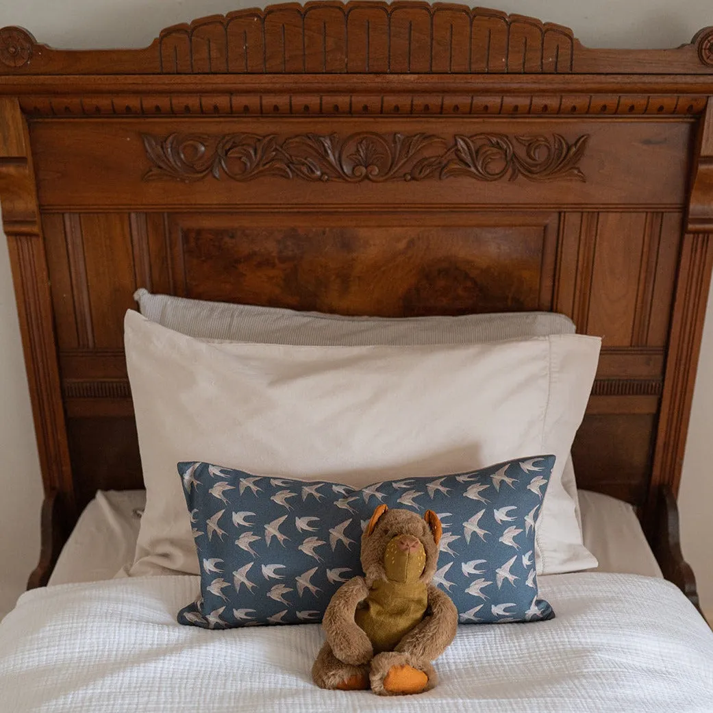 Swallows Pillow Cover by Fox & Flax